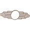 Ekena Millwork Elizabeth Wood Fretwork Prcd Ceiling Medallion, Walnut, 34"W x 17"H x 9 3/8"IW x 16 1/8"IH x 1/4"T CMWP34X17X0250EBWA - alternate 3
